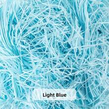 1 Pack 50/100/200/500g Colorful Raffia Paper Shred Filler, Suitable For Wedding Gifts, Candy Boxes, Gift Packaging, Mother's Day, Graduation Ceremony And Other Occasions - Multicolor - View 8