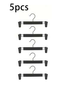 1/5/10pcs 2-Hooks Plastic Pants Hangers, Metal Clothes Pants Hangers With Clips, Heavy Duty Adjustable Skirt Pants Hangers With 360-Rotating Swivel Hook, Pants Hangers, Portable Hanging Clothes Clips, Adjustable Pants Rack, Suitable For T-Shirt, Pants, Winter Clothing For Women, Dress, Home Life Storage, Bedroom Decor, Household Items, Bedroom Accessories, Accessory Storage