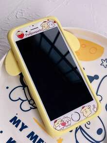 Sanrio 三丽鸥 - 超萌卡通兔 Melody 硅胶手机壳，兼容苹果 16 Pro Max、15 Pro Max、14、13、12/11/XS Max/7/6/5SE