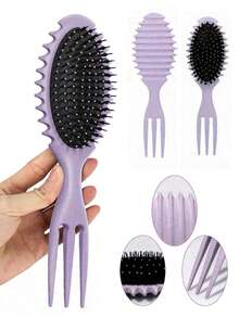 Air Cushion Hair Brush, Unisex Scalp Massaging Comb, Anti-Static, Reduces Hair Breakage, Essential Accessory For Daily Salon And Travel Hairstyling And Hair Care