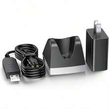 Charger Dock Compatible With Philips Norelco Oneblade QP2520, 4.3V Charging Base Stand For One Blade Hybrid Electric Trimmer And Shaver Power Cord Adapter Supply Black - 預設 - 查看 1