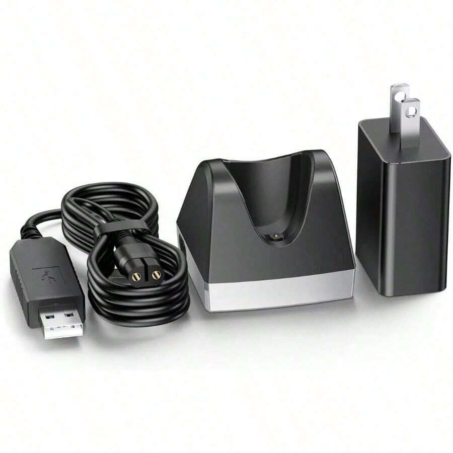 Charger Dock Compatible With Philips Norelco Oneblade QP2520, 4.3V Charging Base Stand For One Blade Hybrid Electric Trimmer And Shaver Power Cord Adapter Supply Black - 預設 - 查看 1
