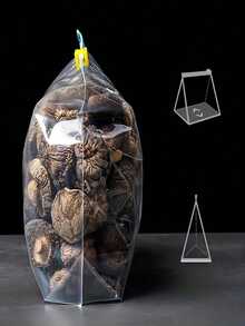 10/45pcs Reusable Sealed Food Preservation Bags, Thickened Freezer Bags, Microwave , Blue, For Long-Term Food Storage & Organization, Transparent PE Zipper Bags, Suitable For Kitchen Food Classification & Snack Storage (Random Color Pull Head)