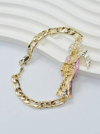 1件圣死神手链，时尚独特，是节日送礼佳品，男女皆宜。