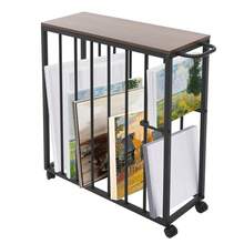 Mobile Art Drying Rack With Wheels, 2+6 Compartments Paint Drying Rack With Desktops Design, Art Canvas Storage Trolley For Painting Storage And Art Pieces Display - Black - View 10