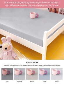 1 件柔软舒适的纯色床笠，9.84 英寸/25 厘米深口袋 - 低过敏性，可机洗，适用于宿舍和客房（不含枕套），床上用品，宿舍，色彩鲜艳，通过 Oeko-Tex 认证 - 淺石灰色 - 查看 7