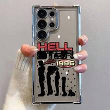Fashion Design H-Hellstars Phone For 17 16e 16 15 14 13 12 11 Pro X XR XSMAX 8 Plus Shockproof Transparent Soft Back, Shockproof Protective Cover, Anime Style, Lightweight Protective Cover, Printed Design, Fashion Enthusiast, User Phone Cases Phone 17 Gifts Stuff Decoration - Trộn màu - Xem 7