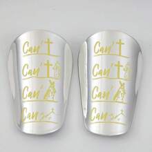 Electroplated Shin Guards For Football/Soccer Matches, Adult & Youth, Impact Resistant, Shock Absorbing, Snug Fit - Multicolor - View 20