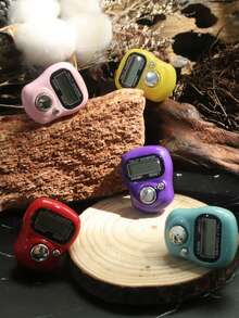 1pc/5pcs/10pcs/12pcs Handheld Tally Counter, Mini Portable Finger Ring Counter, Thumb Press Clicker Counter For Learning, Sports, Other Counting Activities - Multicolor - View 19