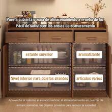 Lperfecta Para Comedor Moderno Roble Con Blanco 120x36x100cm - Camel - Ver 8