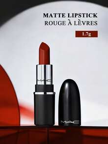 MAC 1.5g/0.05oz XIMAL Satin Matte Lipstick #602 #Chili Red - Warm Brick Red - #Chili - View 1