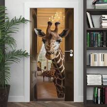 Stairs Art Door Sticker Bedroom Livingroom Bathroom, 2PCS Wall Decal Self - Adhesive Waterproof Removable Door Murals Wallpaper Home Decoration SP - F202 - Sp-f24141 + 30,3"x78,7" - Xem 6
