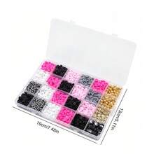 2600 piezas Kit de cuentas de arcilla DIY - Juego de pulseras de la con el Yin Yang y los Ocho Trigramas, con cuentas de cerámica suave y colorida para manualidades de joyería - Multicolor - Ver 2