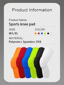 One Thick-Walled Honeycomb Knee Pad Suitable For Use In Dance, Sports, Outdoor Training And Other Occasions, Which Can Protect The Knees From Abrasions And Pain. - Multicolor - View 10