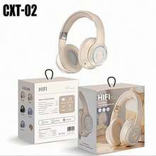 Foldable Wireless Headphones - Long Battery Life, Wireless Stereo, Soft Earcups, TF Card Player - Comfortable And Portable, Compatible With Smartphones And Laptops, USB Type-C Charging. - 淺藍色 - 查看 2