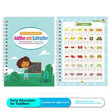 Libro de trazado 3 en 1 para niños - Alfabeto, números y dibujo, práctica de escritura preescolar, libro educativo de preparación escolar para edades de 3 a 5 años - Multicolor - Ver 13