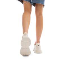 Women Walking Shoes Platform Chunky Sneakers Slip On Walking Lightweight Fashion Casual Comfortable Sneaker For Sport Commute Vacation - 米色 - 查看 4