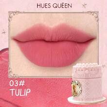 Strawberry Cupcake Shape & Cupid Matte Lip Gloss - 24H Long-Lasting, Moisturizing Transfer Proof Matte Finish, Lip Clay Jar Cake Model Matte Velvet Lipstick Suitable For Girls Christmas Gift, Lipstick For Parties, Weddings, Prom - Lip Gloss - 查看 16