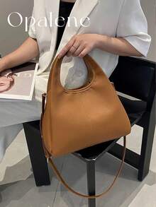 Women's Bucket Bag Tote Handbag, Fashion Minimalist Commuting Elegant High-End Crossbody Bag For Women, Vintage PU Leather Shoulder Bags, Crocodile Underarm Handbags, Artificial Patent Leather Minimalist Bag Crescent Hobo Bag, Versatile Casual Tote Bags, Fashion Crossbody Bag, Luxury Handbag & Purse For Commute, Fall Decor, Travel Essentials, School Supplies, Travel Accessories - Nhiều màu - Xem 7
