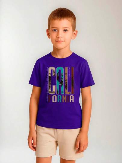 Conjunto Kids Camiseta + Short Malha Premium Promoçao Verao