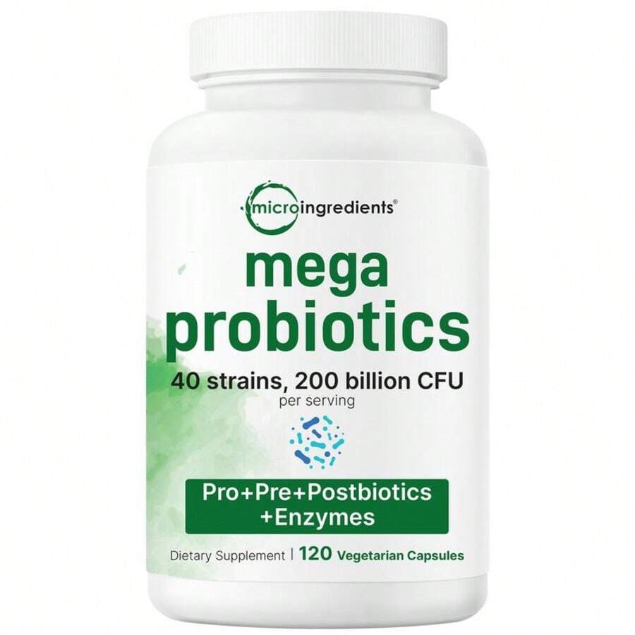 Micro Mega Probiotics 200 Billion CFU, 120 Veggie Capsules,FREE SHIPPING - Khác - Xem 1