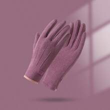 Customized Winter Warm Gloves, Suitable For Winter, Women/Men, Windproof And Warm, Fit For Cycling, Driving, Party, Work, School, Home, Running, Hiking, Outdoor Sports, Christmas Gift, Comfortable Fabric, Non-Slip, Touchscreen, Lightweight, One Size, Personalized, Anniversary Gift, Wedding Gift, Bride Gift, Bridesmaid Gift, Wife Gift, Women Gift, Girlfriend Gift, Exclusive Customization - Multicolor - View 11