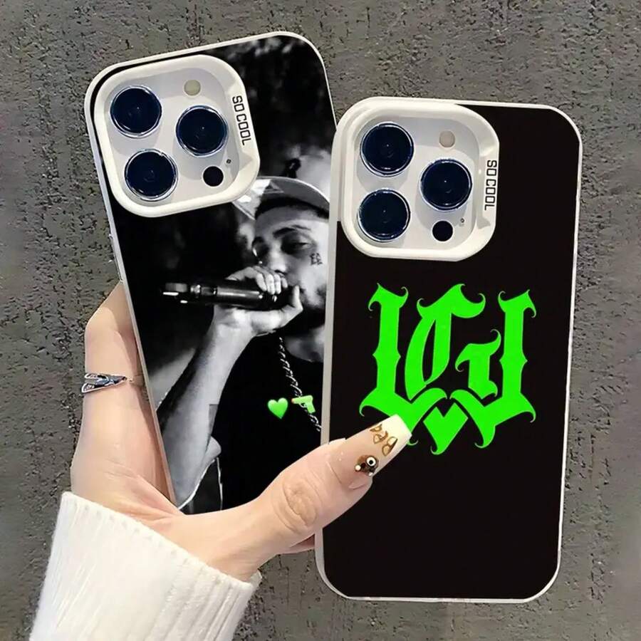 Jc Reyes Tour 2025 funda de teléfono para 17,16,15,14,13,12,11,Pro,Max,Plus blanco caramelo mate cubierta a prueba de golpes - Z4 - Ver 1