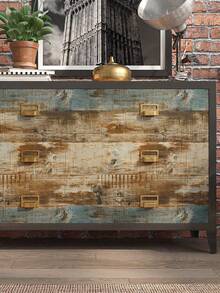 1pc PVC Wall Paper, Modern Wood Grain Pattern Wall Adhesive Roll For Home, Renovation Stickers Peel Wall Panels, Wall Paper, Wallpapers, Spring Decoration Items Refresh Your Home, Festival Decoration Stickers Gifts Birthday Graduation - Multicolor - View 17