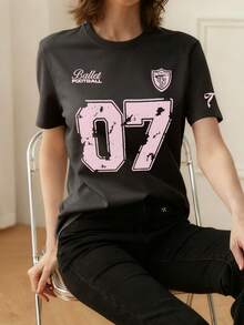 Koszulka z krótkim rękawem dla dziewcząt w wieku 12 lat, wygodna i modna letnia bluzka, odzież dla uczniów/młodych dzieci