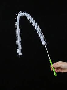 1/2/3pcs/Pipe Unclogging Brush, Sink Cleaning Brush, Kitchen Bathroom Sink Bathtub Toilet Unclogger, Flexible Hair Catcher, Kitchen And Bathroom Accessory For Home Sewer Hair Collection, Clogged Hole Cleaning Tool,Kitchen Gadgets, Room Decorations, Bathroom & Laundry Accessories. - Green - View 7