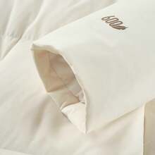 Adidas Women's Hooded Warm Long Loose Casual Lightweight Outdoor Down Jacket, Winter - Off White - View 10