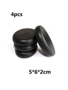 4/6 Pcs Large Hot Stone Massage Set: Professional Essential Thermotherapy Device For Relaxation And Pain Relief - No Power Required, No Batteries Required - Black - View 11