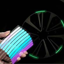 20pcs Minimalist INS Style Car Reflective Stickers - Multicolor - View 13