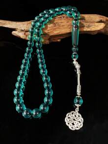 1 件全新 45 颗 10 毫米念珠 Tasbih 手链，适合日常礼拜、斋月、宰牲节、情人节礼物 - 貓眼款 - 查看 15