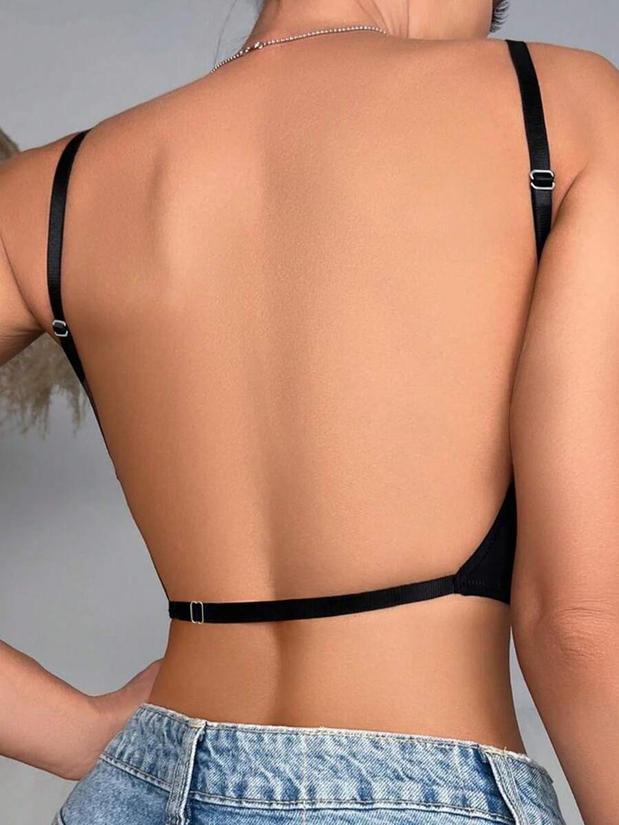 Women Seamless Backless Wire-Free Bra Sexy Bra Bridallingerie Three Types Of Straps Light Support Comfortable And Breathable - Wedding, Evening Gown, Formal Wear, Strapless Underwear, Bridal Lingerie