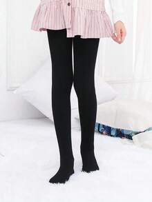 1 Cặp quần tất len Cashmere dày dặn ấm áp màu trơn co giãn cao dành cho bé gái mùa thu đông, thời trang phù hợp với mọi đôi chân trần, thích hợp sử dụng hàng ngày vào mùa đông - Màu be - Xem 25