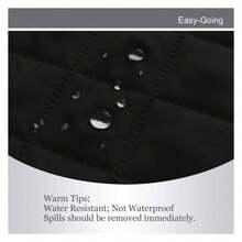 Reversible Loveseat Couch Cover For 2 Cushion Couch Sofa Cover For Dogs Water Resistant Furniture Protector With Foam Sticks Elastic Straps For Pet Loveseat, Black/Black - Multiwarna 1974 - View 3