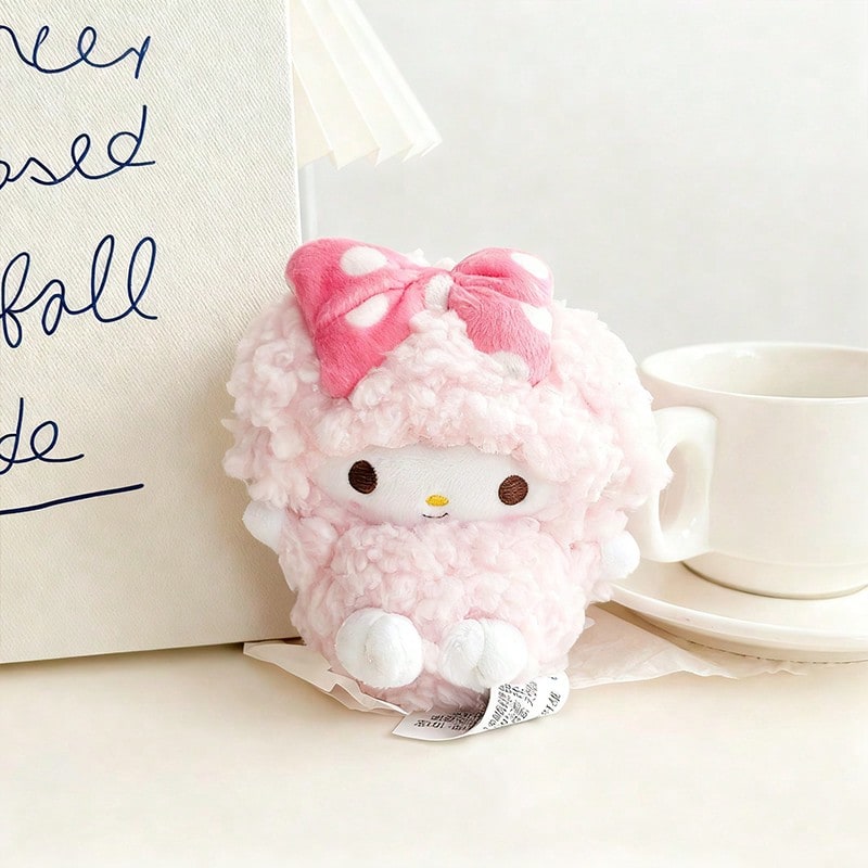 13cm Bowknot Style Piano Figurine, Miniature Piano Model Decoration, Cute Bowknot Design Piano Ornament, Resin/Polyresin Piano Craft, Desktop Decor For Home Office, Musical Instrument Collectible, Gift For Music Lovers & Cross-Border Mini Piano Deco, Small Piano Statue With Bowknot, Creative Musical Home Decoration - Pink - View 1