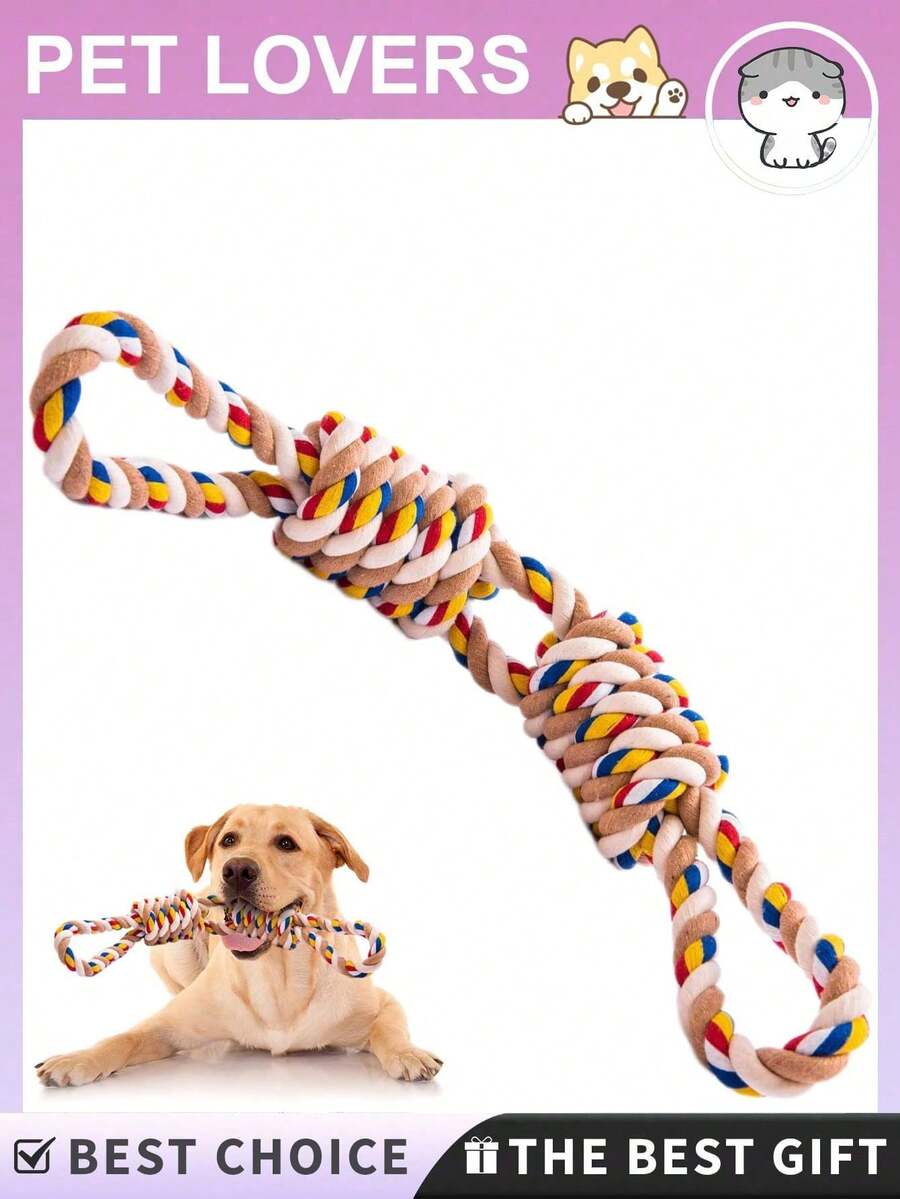 Strong Chewing Rope Toys Suitable For Medium And Large Dogs, Chewing Toys For Cleaning Teeth