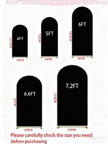 拱形背景，6英尺、6.6英尺、7.2英尺，米色婚礼拱门罩，双面氨纶覆膜布料，拱形背景，派对背景，婚礼背景，Rite Decoration拱形背景布料，生日派对婚礼装饰布料（不含搁板，仅布料背景） - 米色 - 查看 11