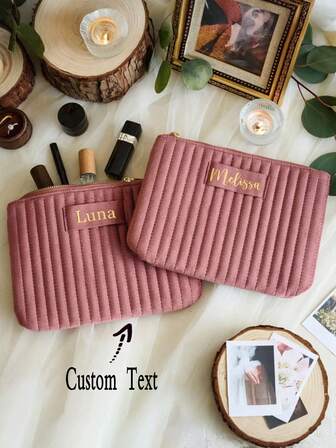 Personliga presenter Necessär Brudtärneinbjudan Födelsedagspresent Brudtärnepresent Julklapp Alla hjärtans dag-present