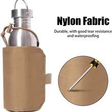 套装 壶带 露营 E 挂袋 户外水杯 保温冰桶 挂袋 Moll 腰包 圆柱形盖 可调节 - 彩色 - 查看 1