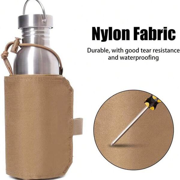 Set Kettle Belt Camping E Hanging Bag Outdoor Water Cup Insulation Ice Bucket Hanging Bag Moll Waist Bag Cylindrical Cover Adjustable