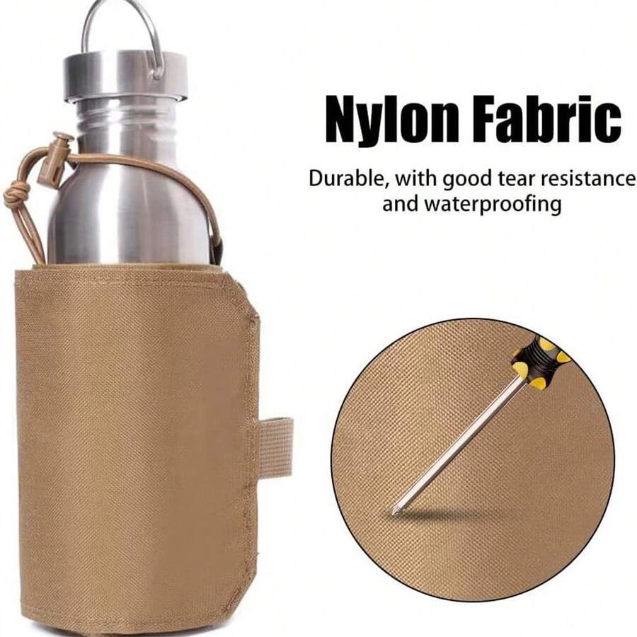 套装 壶带 露营 E 挂袋 户外水杯 保温冰桶 挂袋 Moll 腰包 圆柱形盖 可调节 - 彩色 - 查看 1