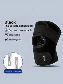 压缩弹力护膝套，套穿式设计，透气涤纶和氨纶面料，适合户外活动、健身和训练——时尚简约，男女通用，绝佳礼物 - 彩色 - 查看 7