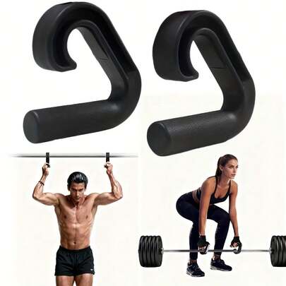 1คู่ ตะขอจับไนลอนคอมโพสิตความแข็งแรงสูง - ทนทาน, กันลื่น, มัลติฟังก์ชั่น, เหมาะสำหรับใช้ในบ้านและโรงยิม, ด้ามจับทนทานออกแบบตามหลักสรีรศาสตร์สำหรับอุปกรณ์ออกกำลังกาย
