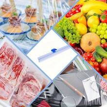 1/3Pcs Multifunctional Reusable Plastic Wrap Bidirectional Cutter, Easy-To-Replace Tear-Free Plastic Cutting Strip, Cutting Tool For Plastic Wrap/Aluminum Foil/Baking Paper, Kitchen Storage Accessory, Convenient To Use And Store, Without Plastic Wrap Container Box