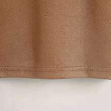 Women's  Cropped Top, Basic New Release, 100% Cotton - Màu be - Xem 4