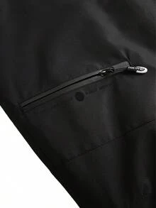 2025秋冬新款男士加厚滑雪裤，多色可选，可拆卸可调节背带，适合户外徒步露营 - 黑色 - 查看 6