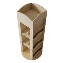 Estantes de livros - Natural + MDF - Ver 6